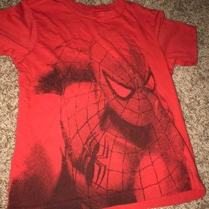 Red spider man shirt